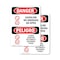 Signmission 7 in Width, Vinyl Decal, Rectangle, Bilingual OS-2PACK-DS-D-710-VS-1278 - alternate 1